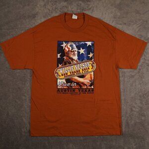 Willie Nelson Limited Edition 2014 New Years Concert T Shirt XL
